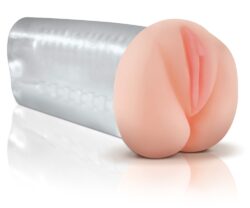 Masturbator "Deluxe See-Thru Stroker", mit Vagina und Anus-Öffnung