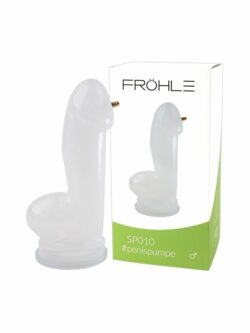 Fröhle: SP010 Realistischer Peniszylinder, transparent