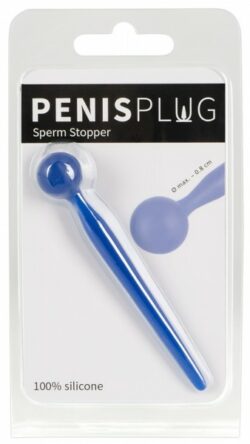 Blauer Penis-Plug