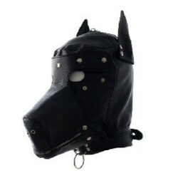 Hunde-Kopfmaske mit abnehmbarer Schnauze