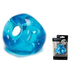 Penisring und Ballstretcher 'Energy' blau