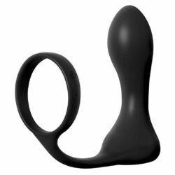 Analvibrator mit Penisring "Rechargeable Ass-Gasm Pro"