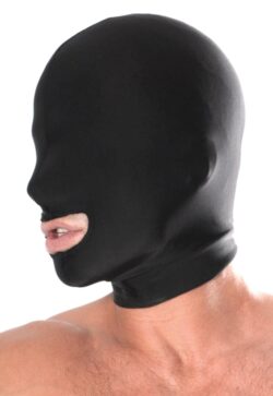 Kopfmaske "Spandex Open Mouth Hood", mit Mundaussparung
