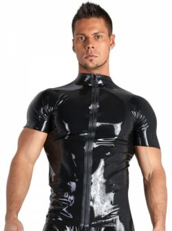 Latex Shirt Kurzarm