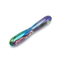 Bunt schillernder Glas Dildo