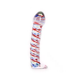 Bunter Glas Dildo
