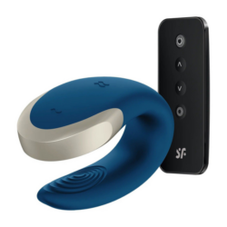 Double Love - Luxury Partner Vibrator - Blau