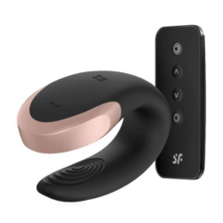 Double Love - Luxury Partner Vibrator - Schwarz
