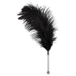 Federstab mit Straußenfeder, 13 cm