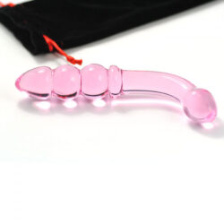 Glas Dildo - pink