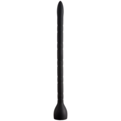 In Deep - Premium Silicone Anal Snake - Black