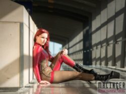 Latex Catsuit 'Sky Racer' - Macinger