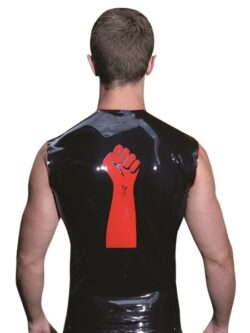 Latex Shirt sleeveless 'Faust'