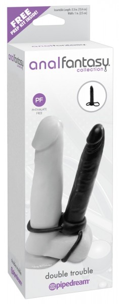 Umschnalldildo Double Trouble
