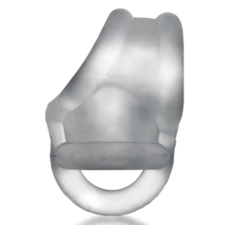 Ballsling - Stretchy Cocksling mit Ball-Splitting Riemen - Clear Ice