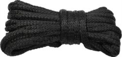 Bondage Seil mit Spalt schwarz