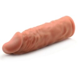 Braune Penishülle 14 cm