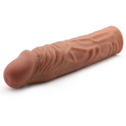 Braune Penishülle 19 cm