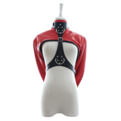 Faux Leather Straitjacket Bolero Harness