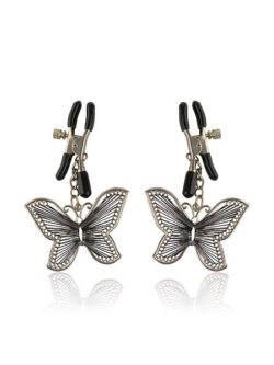 Fetish Fantasy Butterfly Nipple Clamps: Nippelklemmen, silber