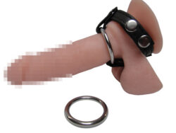 Hodenteiler Gurt mit Penis Ringen