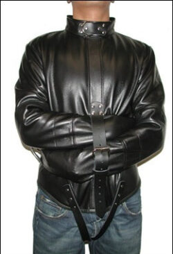 Premium leather straitjacket