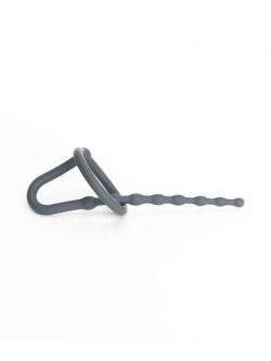 Sport Fucker Silicone Dipstick Sound: Eichelring mit Dilator, grau