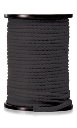 Bondage Seil schwarz 60 Meter