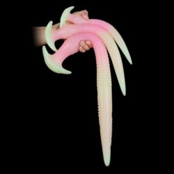 Glow in the dark anal snake