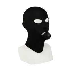 Kopfmaske mit integriertem Mundknebel