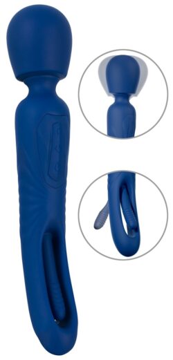Massagestab "2in1 Wand with Flicking Tongue", beidseitig verwendbar