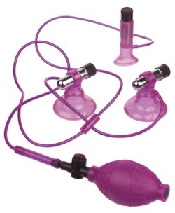 Nippel- und Klitorissauger "Vibrating Triple Suckers", mit Vibration