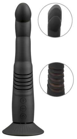 Stoßvibrator "G and P-Spot" mit abschraubbarem Saugfuß