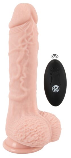 Stoßvibrator "RC Medical Silicone Vibrator" mit Saugfuß und rotierender Eichel