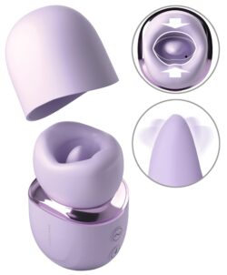 Zungenvibrator "Hello Kiss Pro" mit Saugmund