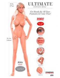 Liebespuppe "Ultimate Fantasy Doll Kitty", lebensecht