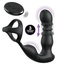 Analvibrator "Ass-Gasm Slide & Glide" mit Perlenmassage