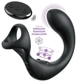 Prostata-Vibrator "Ass-Gasm Taint-Alizer" mit Swirling Perineum Stimulator