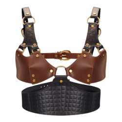 Bustier aus Reitleder
